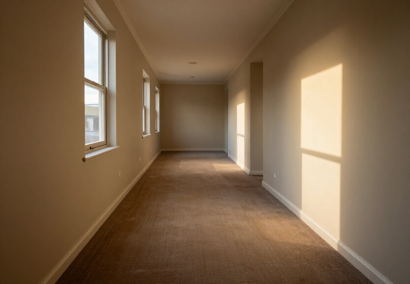 Fully dried ceiling after structural drying service